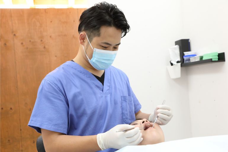 虫歯や歯周病が原因のとき